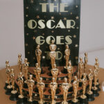 50th anniversary oscar awards table theme