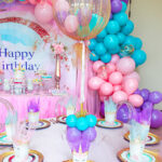 table decoration unicorn kids birthday