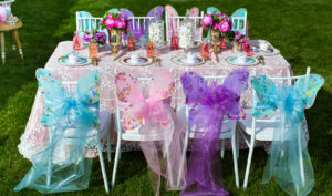 butterfly chairs pink purple and blue