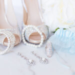 wedding shoes and jewellery